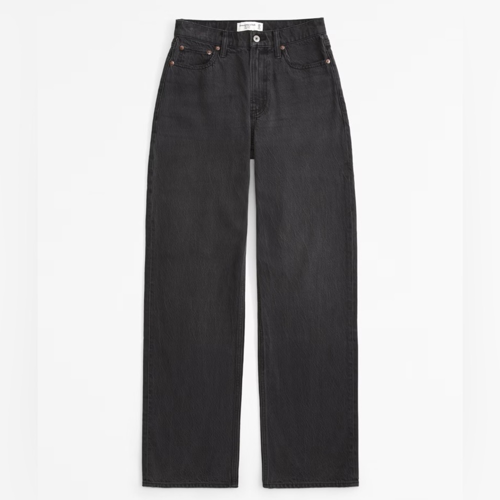 Abercrombie & Fitch High Rise Loose Jean - Curve Love